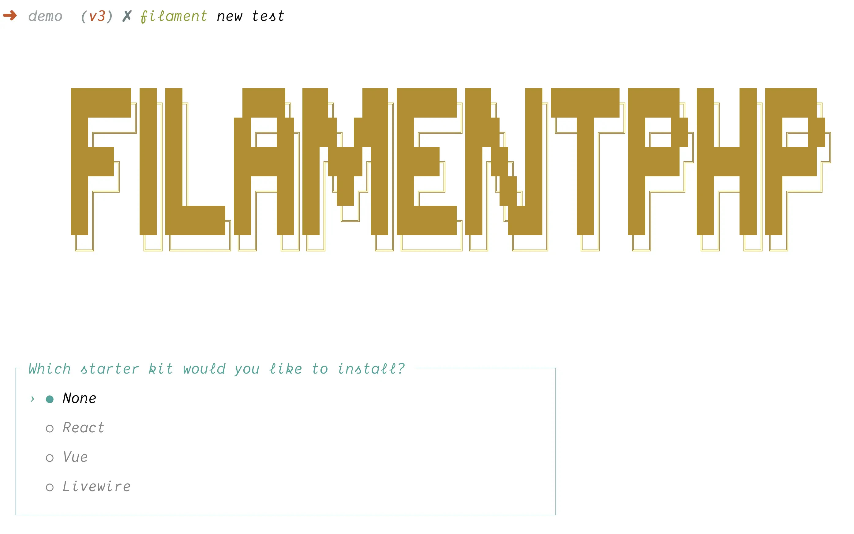 filament Installer